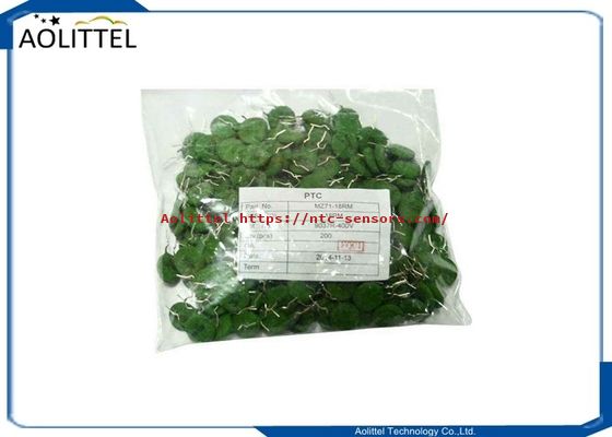 Silicone Coated Informing Degaussing PTC Thermistor MZ71-18RM AC270V 14mm 18Ohm TC 60C For Color TV